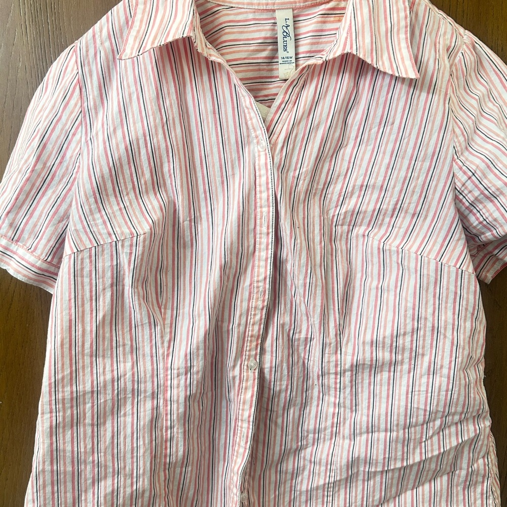 La Blues vintage Multicolor Striped Shirt